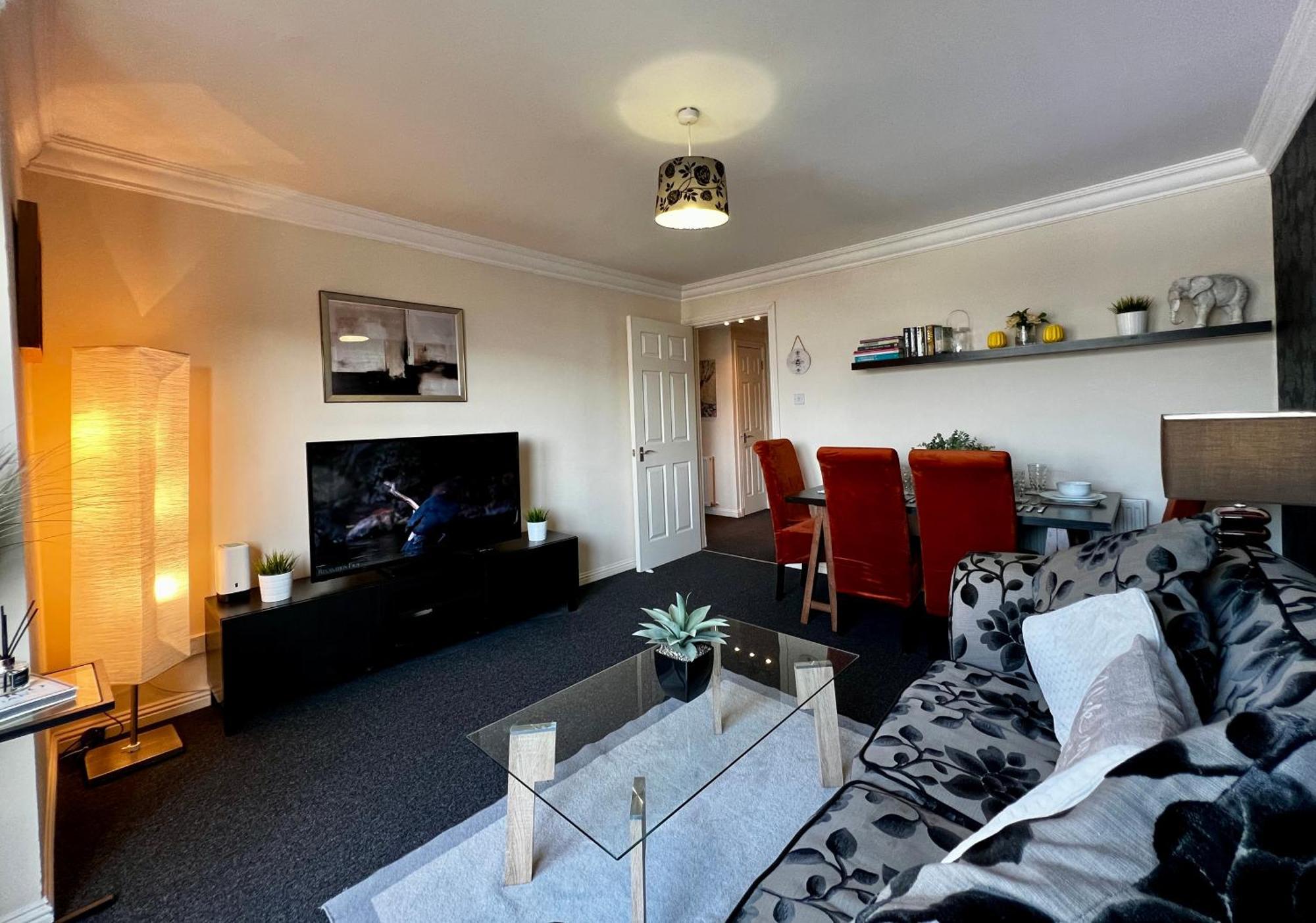 Stylish Modern Flat With Juliet Balcony & Parking Lägenhet Glasgow Exteriör bild